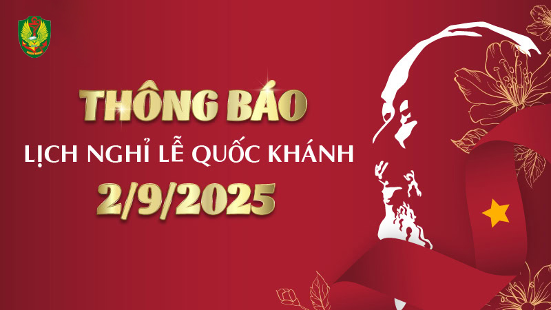 Thông báo lịch nghỉ lễ Quốc khánh 02-9-2025