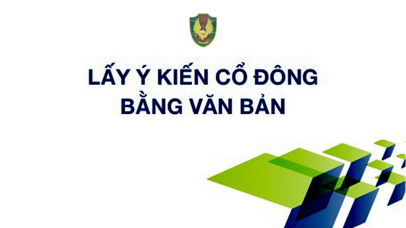 Thông báo chốt danh sách cổ đông lấy ý kiến bằng văn bản về việc thay đổi đăng ký kinh doanh