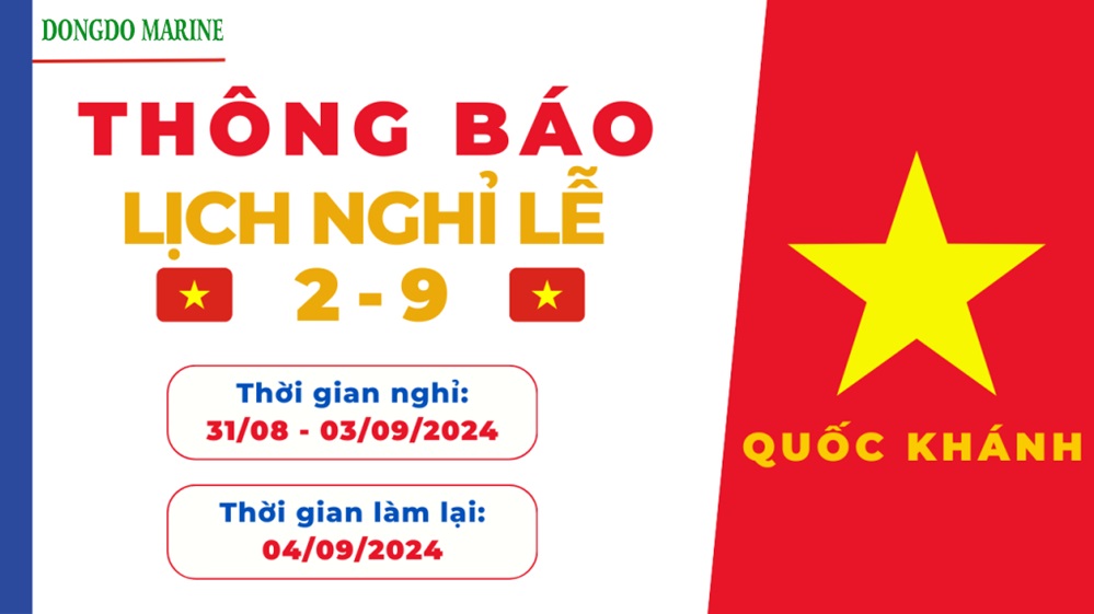 Thông báo lịch nghỉ lễ 2-9